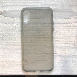 iphone XS clear black case